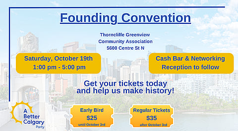 A Better Calgary Party Founding Convention 