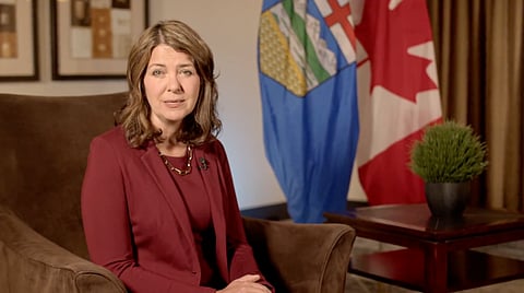 Danielle Smith said the Alberta government will be bringing forward legislation to ensure children wait until they are mature enough to undergo gender transitions. 