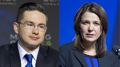 Pierre Poilievre and Danielle Smith 