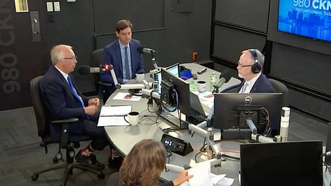David Eby, John Rustad, and Sonia Furstenau