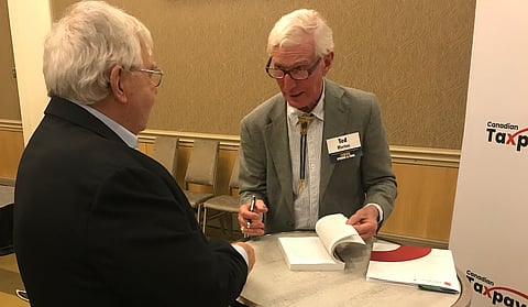 A book signing... Ted Morton and long-time conservative worker Dale Bossert, at the launch of Morton's book, September 26th. Josh Andrus from Project Confederation takes note of several significant conservative moments in the last ten days, with more to come.