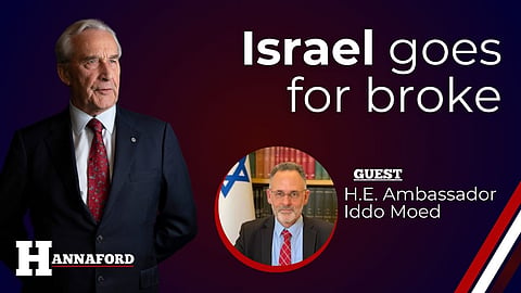 HANNAFORD: Israel going for broke