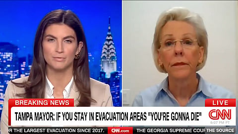 Jane Castor said if people choose to stay in evacuation areas, they are going to die. 