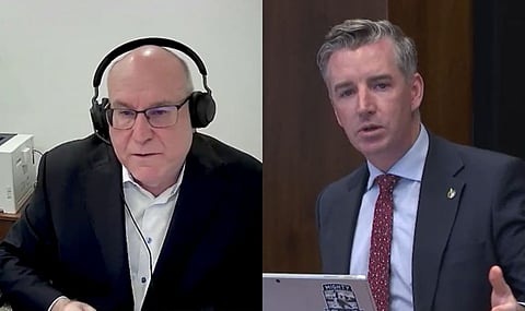 CTV Vice President Richard Gray, Conservative MP Michael Barrett