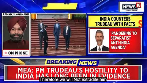 WATCH: Indian media slams Trudeau for harbouring terrorist due to easy entry pathways