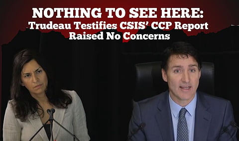 Commission on Foreign Interference counsel Shantona Chaudhury, Prime Minister Justin Trudeau