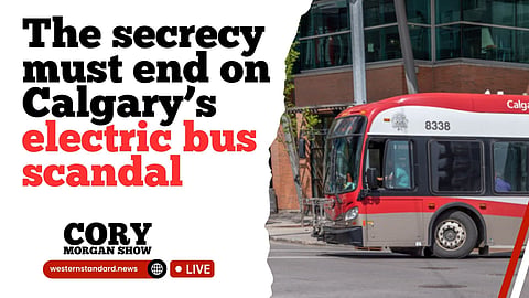 The secrecy must end on Calgary’s electric bus scandal
