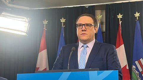 Jason Nixon said the Alberta government will be spending $112 million on interim housing for Jasper wildfire evacuees. 