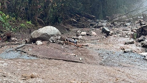 Mudslide in Coquitlam