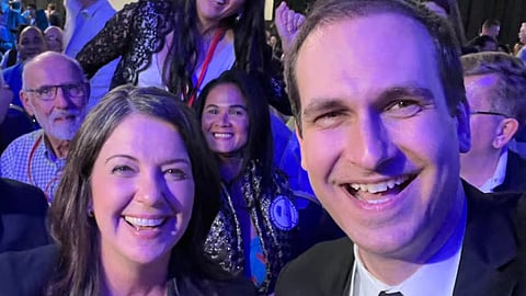 Danielle Smith and Matthew Altheim 
