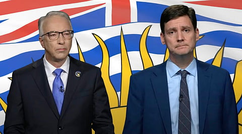 John Rustad and David Eby