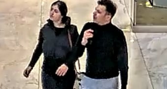 WANTED: The couple sought after swiping $114 worth of jewelry from store in West Edmonton Mall