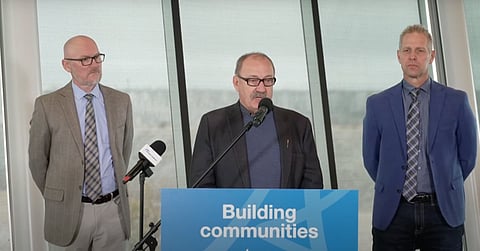 Alberta Municipal Affairs Minister Ric McIver announced support for communities facing challenges from population growth. 