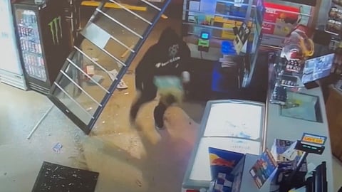 Crime at a BC business.