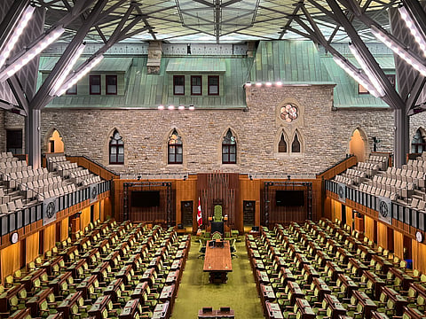 House of Commons Chamber West Block 