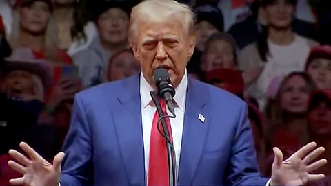 Trump at Madison Square Gardens. Writer David Knight-Legg predicts a clean Trump win