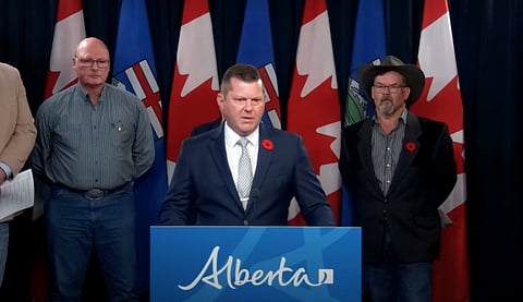 RJ Sigurdson said the Alberta government was bringing forward legislation to better enforce food safety and prevent the sale and distribution of illegal meat. 