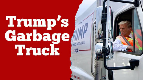 WATCH: Trump shares hilarious story behind the garbage truck and orange vest