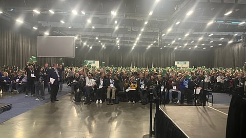 Alberta United Conservative Party members voted to pass a motion to require female spaces and categories be for biological females and their children. 