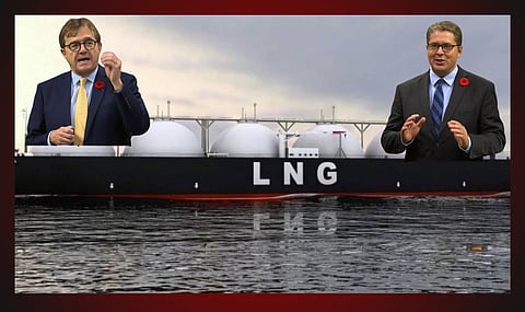 Minister of Energy Jonathan Wilkinson, Conservative MP Andrew Sheer