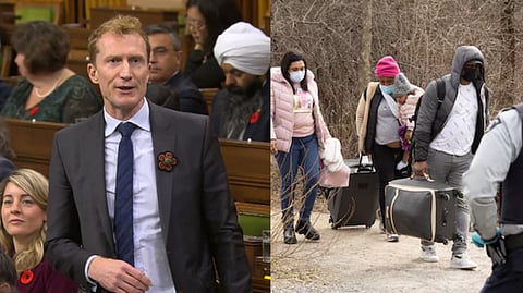 Liberal Immigration Minister Marc Miller, Roxham Rd. QC