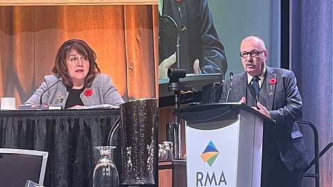 Adriana LaGrange and Ric McIver 