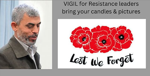 Terrorist-lovers appropriate the Royal Canadian Legion poppy to 'remember' Yahya Sinwar, as though there was some equivalence between Canadians who fought in defence of freedom, and the despicable murderer of women, children and innocents...