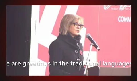 Calgary Mayor Jyoti Gondek delivers Remembrance Day remarks