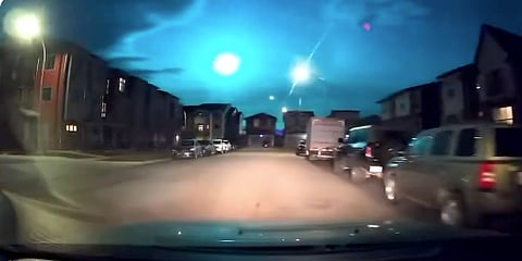 Meteor lights up Alberta skies on Wednesday morning