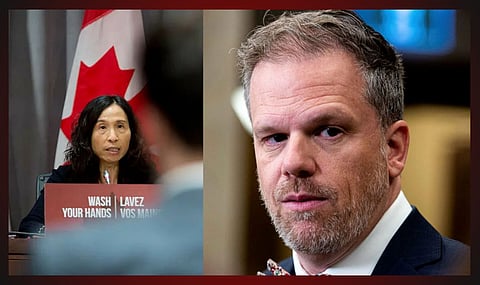 Chief Public Health Officer of Canada Theresa Tam, Liberal Health Minister Mark Holland