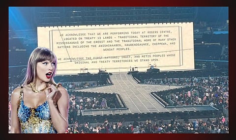 Taylor Swift kicks off Toronto show with land acknowledgment