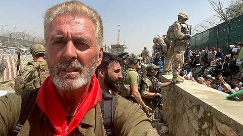 Rtd. Sgt.Major Dave Lavery worked to get at least 100 Afghans through the nightmare of the Kabul airport to safety. 