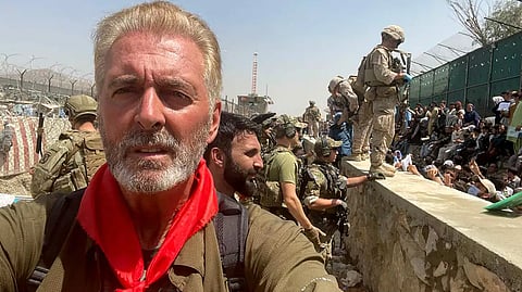 Dave Lavery worked to get at least 100 Afghans through the nightmare of the Kabul airport to safety. 