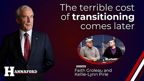 HANNAFORD: The terrible cost of transitioning comes later