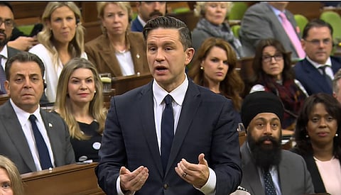 Tory Opposition leader Pierre Poilievre 