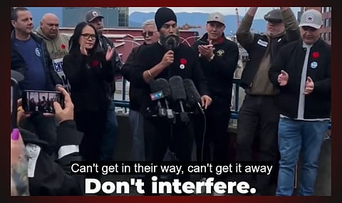 NDP leader Jagmeet Singh opposes government intervention into Canada Post strike 