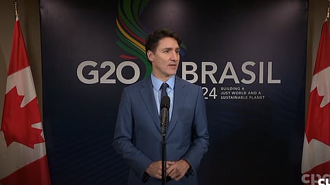 Prime Minister Justin Trudeau concluded this year’s G20 summit in Brazil by complaining his fellow heads of state aren’t taking a “strong” enough stance on the war in Ukraine. 