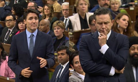 Prime Minister Justin , Conservative leader Pierre Poilievre