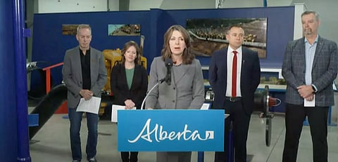 Alberta Premier Danielle Smith and Environment and Protected Areas Minister Rebecca Schulz announced a major step forward to help grow the province's energy sector while reducing emissions.