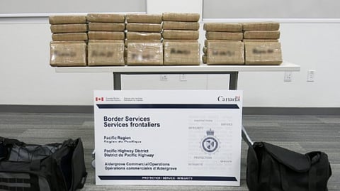 Cocaine intercepted by CBSA