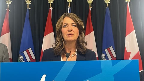 Danielle Smith announced the Alberta government will be pushing back against the Canadian government's planned emissions cap with the Alberta Sovereignty Act. 