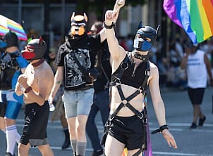 A Pride event in Vancouver 2024