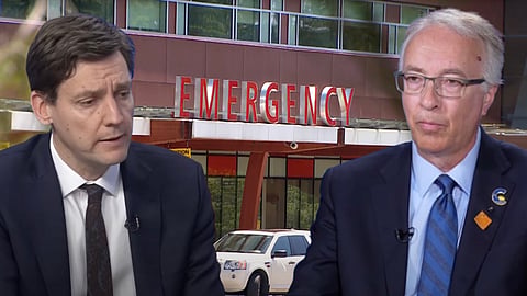 David Eby and John Rustad