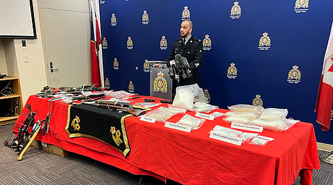 North Vancouver RCMP drug and weapons bust