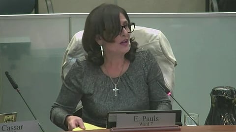 Hamilton councillor Esther Pauls introduced a motion in support of Christian Heritage Month