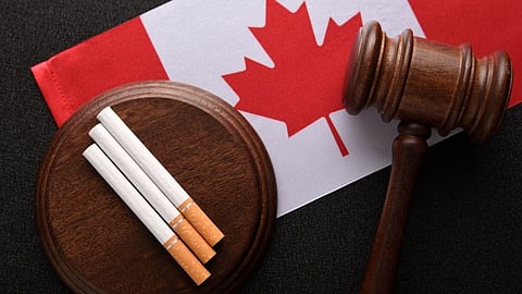 Cigarettes and Canadian Flag