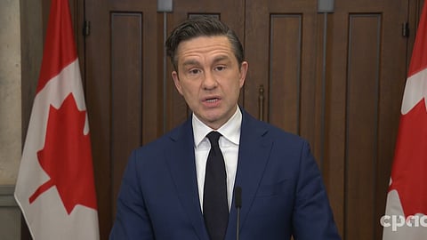Conservative leader Pierre Poilievre 