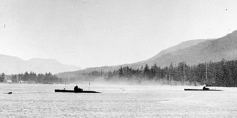 Canada's first two submarines in BC  waters, shortly after the premier of the province, in a startling initiative,  acquired them on behalf of the Dominion government as the First World War began in 1914. It would not be the last time that a province stepped in, when the Government of Canada seemed to be dropping the ball. Historian Chris Champion explains