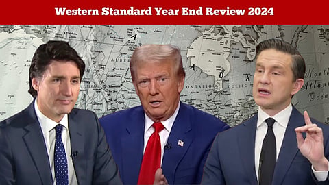 Prime Minister Justin Trudeau, President Donald Trump, and Opposition Leader Pierre Poilievre. 
Writer Bill Marriott talks about the implications for Canada of what he believes they really want.