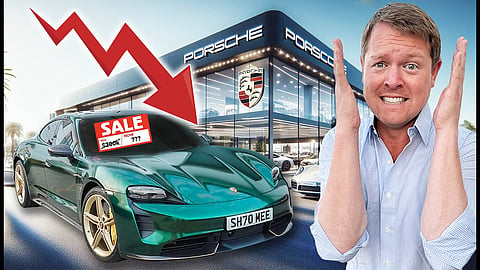DEVASTATING DEPRECIATION:  Porsche reconsiders EV plans amid faltering sales.